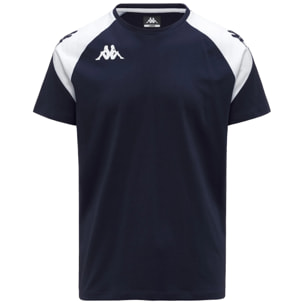 Kappa - T-Shirts & Top Uomo Blu - Kappa4Football Laccio