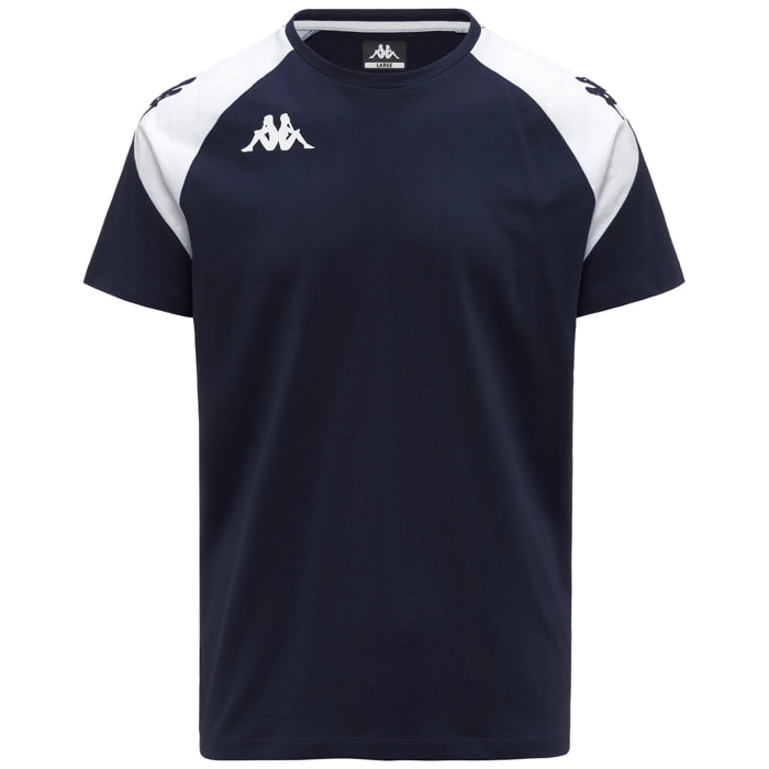Kappa - T-Shirts & Top Uomo Blu - Kappa4Football Laccio