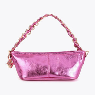 Borsa a catena effetto glitter