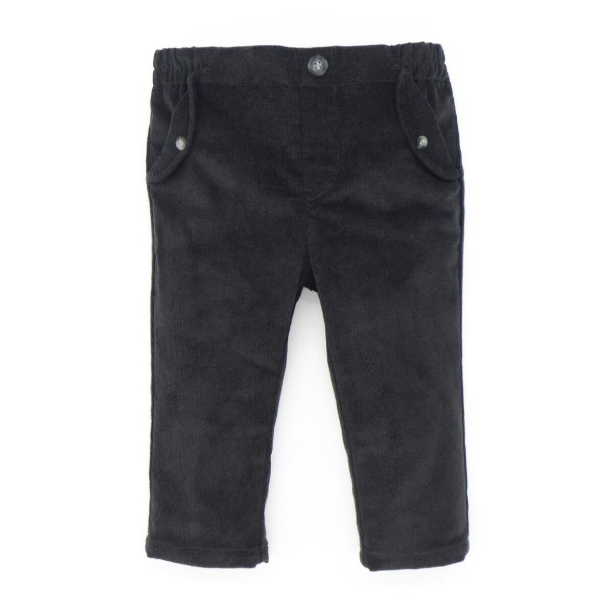 Pantalón con bolsillo pana marengo