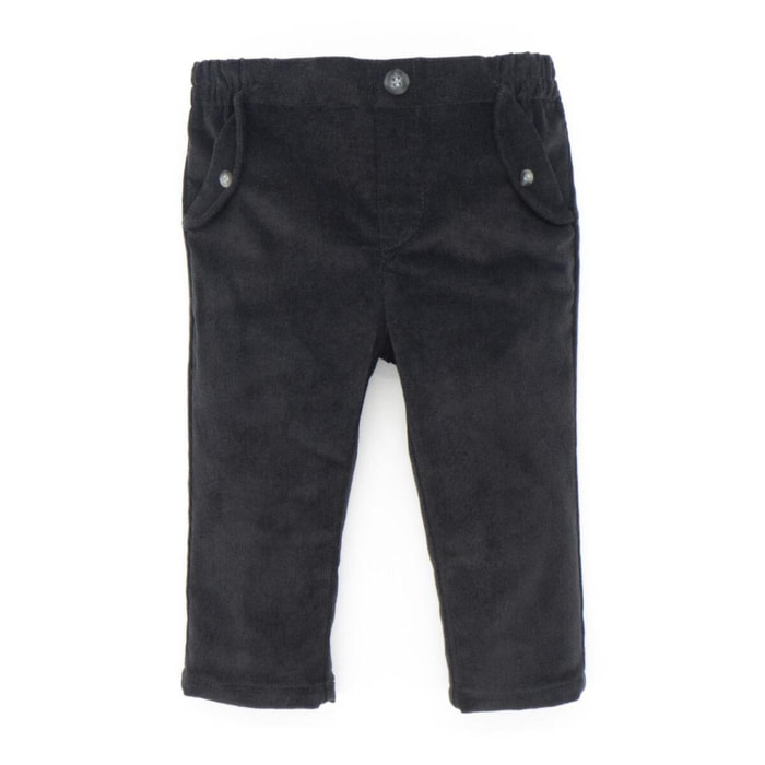 Pantalón con bolsillo pana marengo