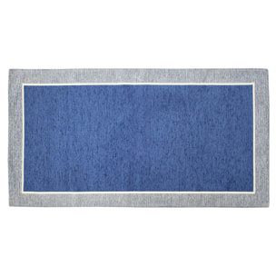 TAPPETO ARREDO DIS.ROMA BLU MARE 175x280 CM CON ANTISCIVOLO