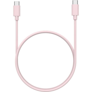 Câble USB C ESSENTIELB 1M vers USB-C Rose