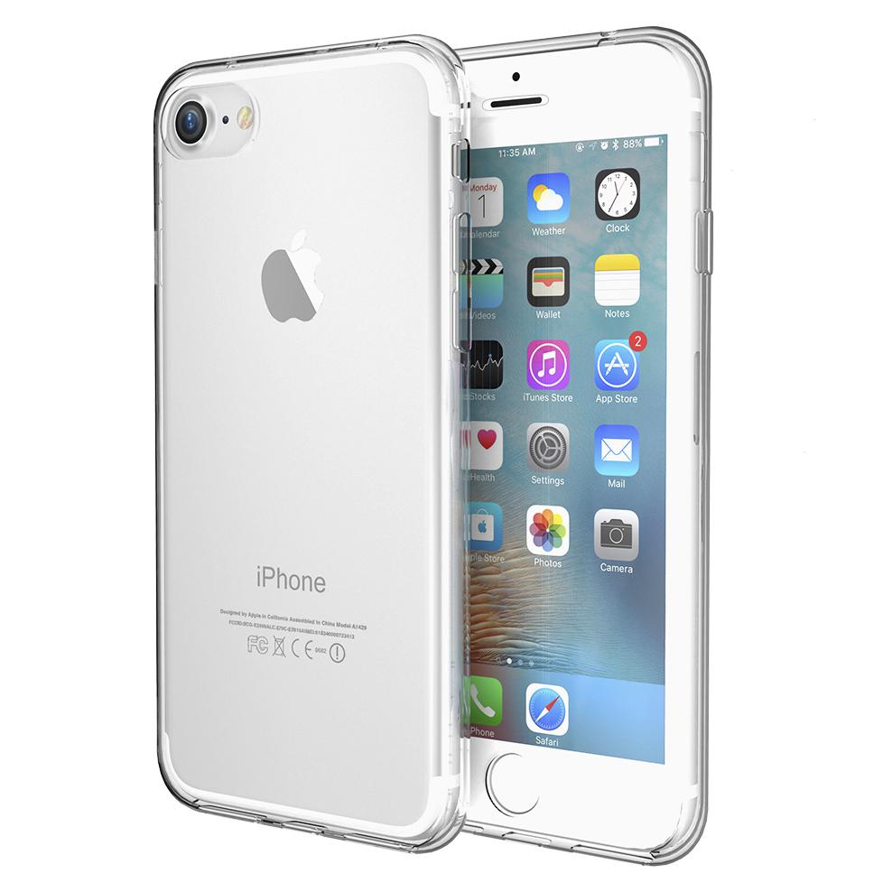 CARCASA TRANSPARENTE DELANTERA + TRASERA PARA IPHONE 6/6S PLUS