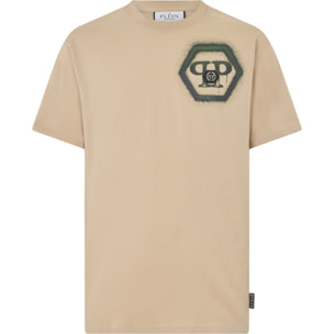PHILIPP PLEIN Round Neck T-Shirt Spray Hexagon