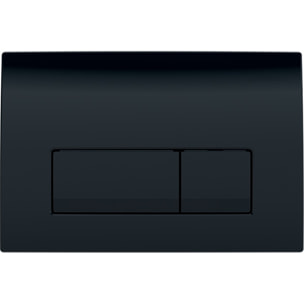 Pack WC bati-support Geberit + WC sans bride Swiss Aqua Technologies + abattant SoftClose + plaque noir (BLINFI2GEB7)
