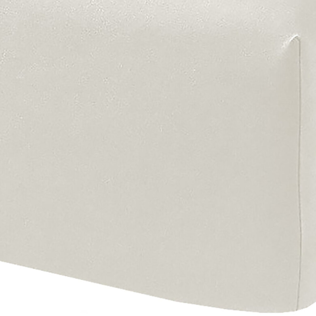 Drap Housse Coton 57fils Uni - Bonnet 35cm Ivoire