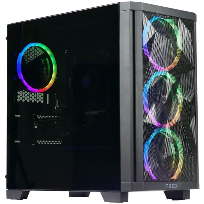 PC Gamer MRED CBT102-01 - AMD Ryzen 5 5500 - NVIDIA GeForce RTX 5060 - 16 Go RAM DDR4 - SSD 512 Go - Sans OS