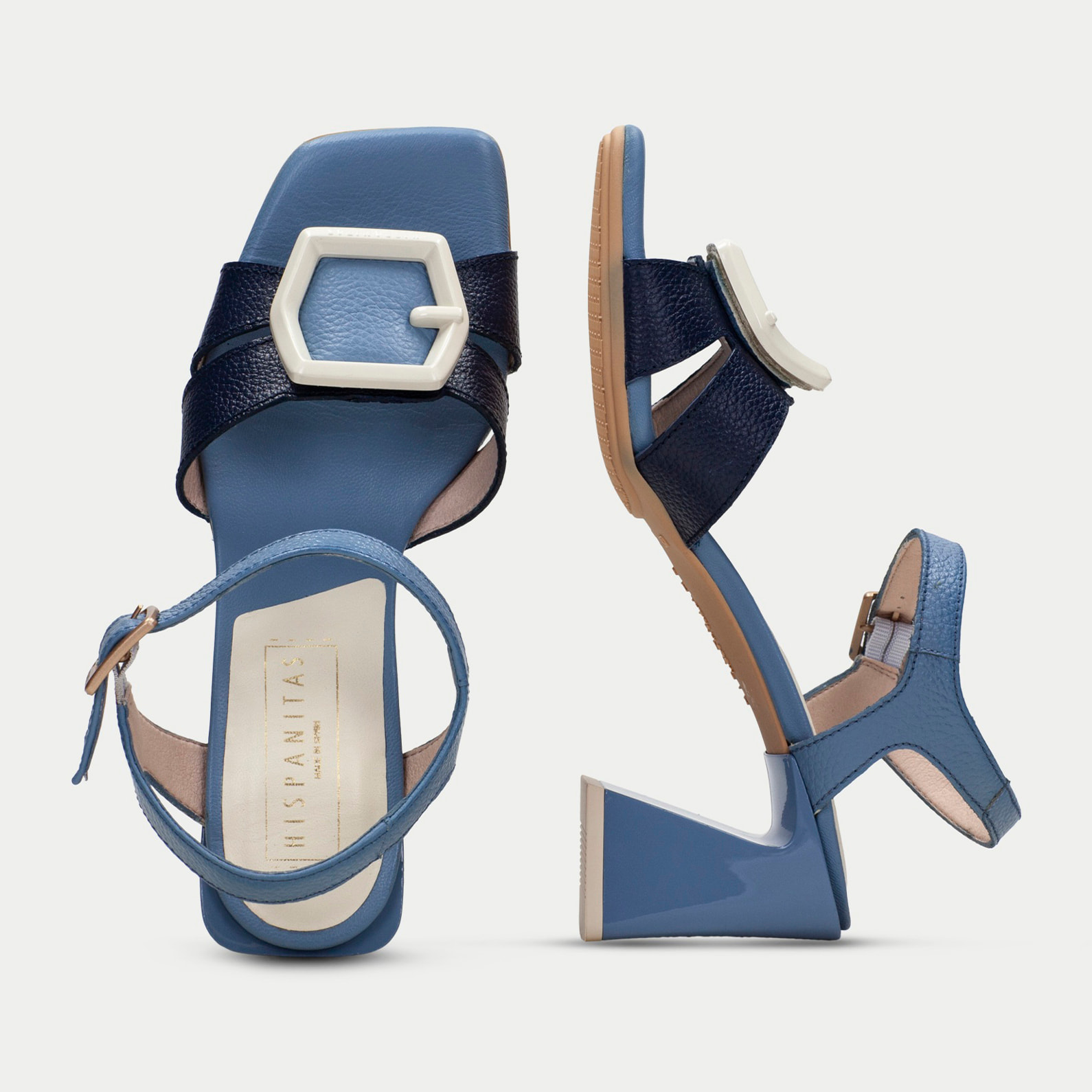 Sandalia Tacon Mallorca Azure 6,5 cm