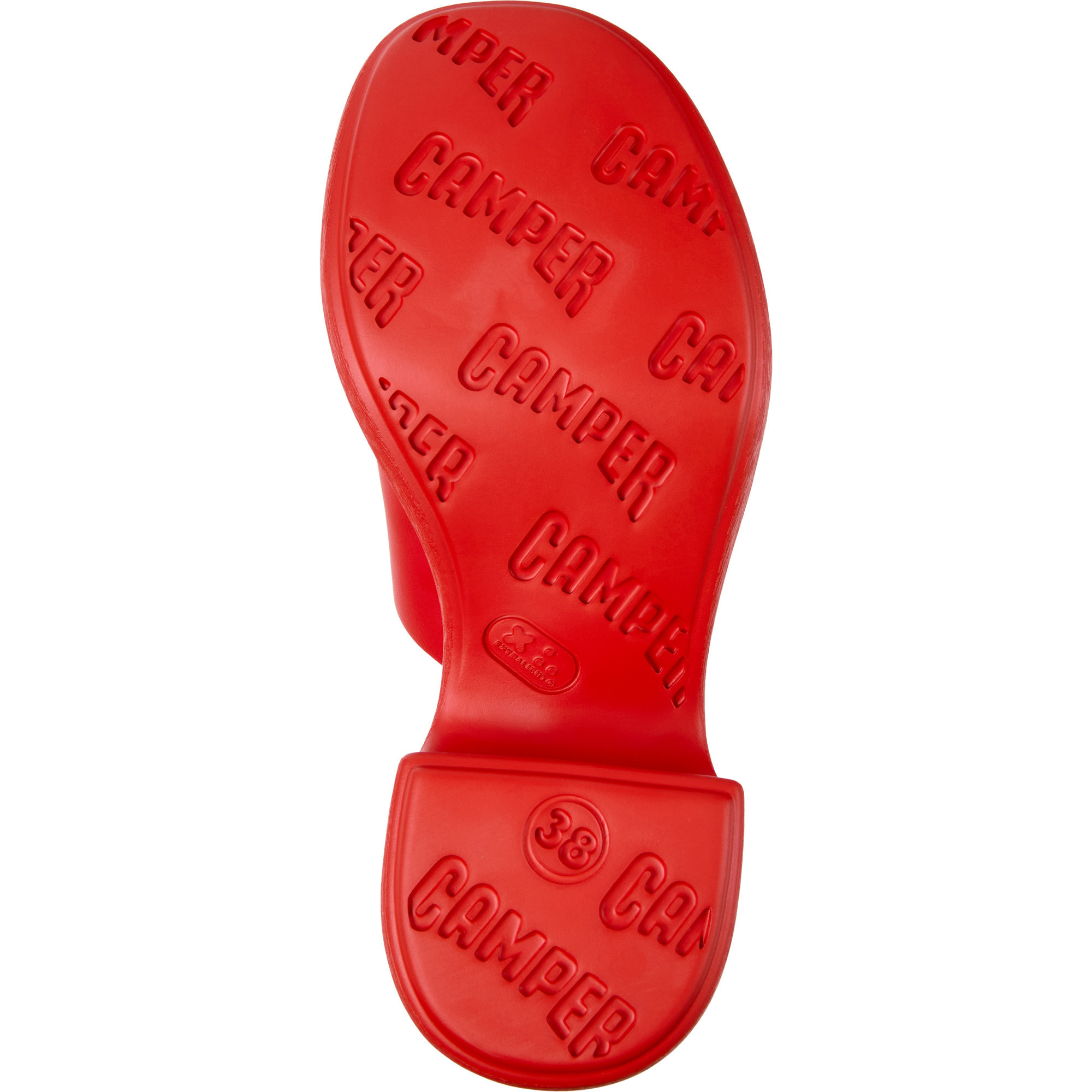 Sandalias - CAMPER Thelma Sandal - Rojo - Cuero liso