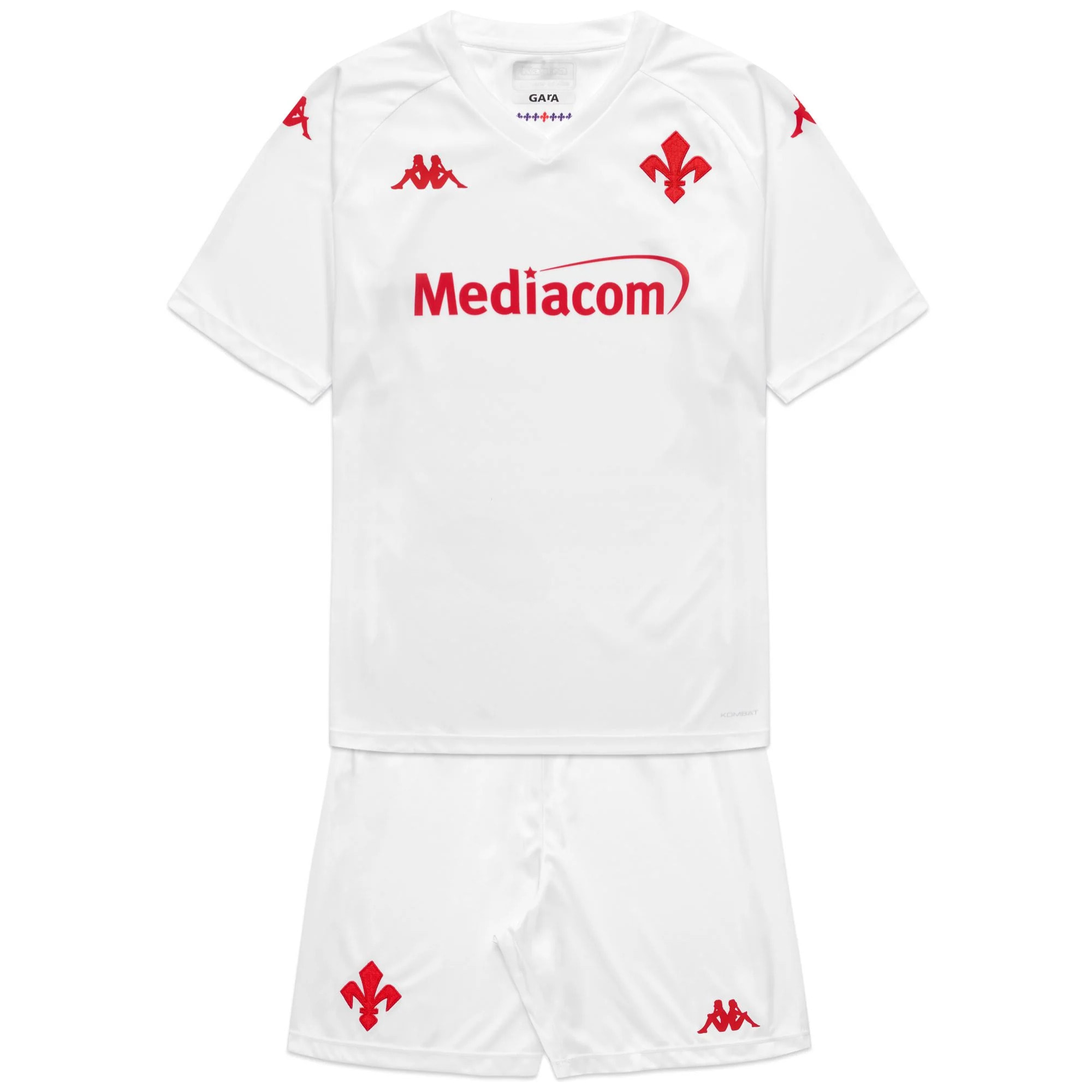 Kappa - Conjuntos Niño Blanco - Kombat Kit 2025 Fiorentina