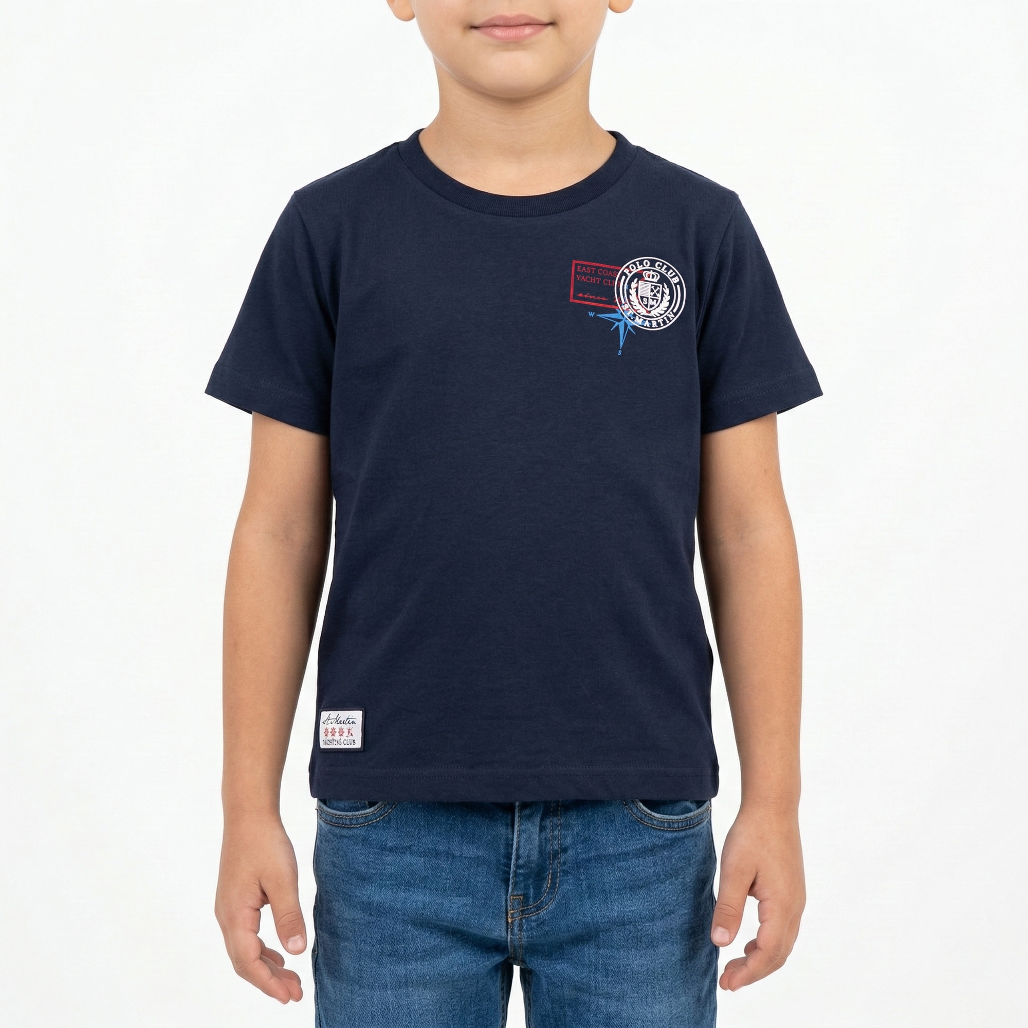 T-shirt maniche corte con logo stampato