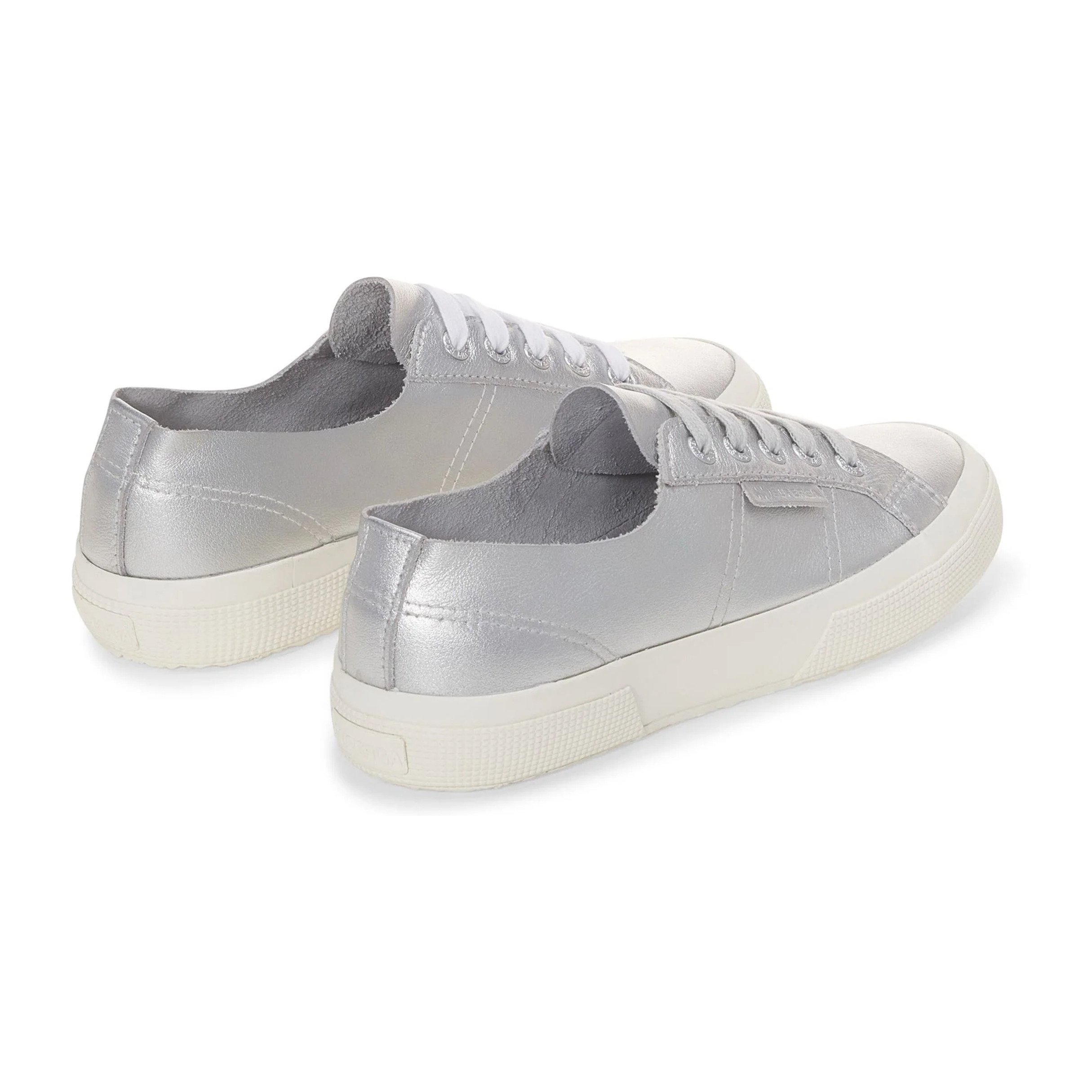 Le Superga Donna Grigio 2750 METALLIC NAPPA