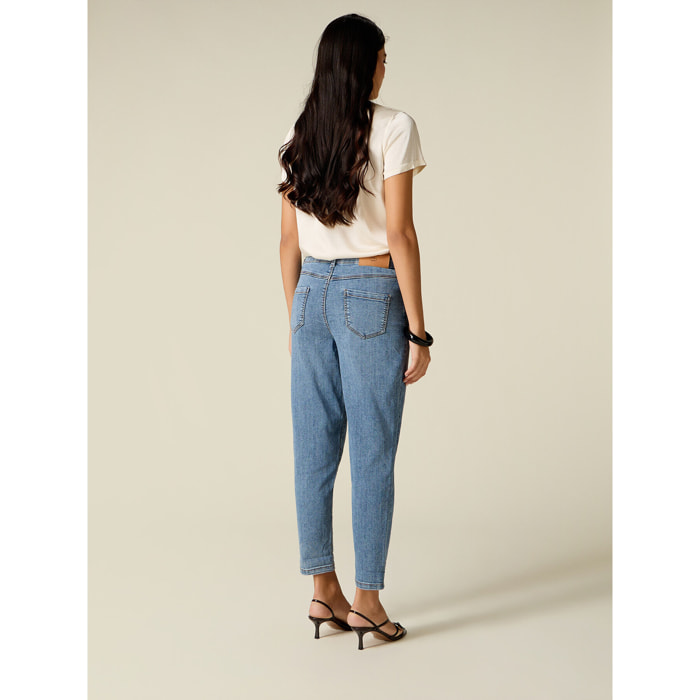 Oltre - Jeans boyslim - Azzurro