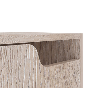 Scarpiera Portascarpe 3 Ante In Legno MDF Da Ingresso Salvaspazio A Ribalta Design Con Maniglie A Scomparsa Doppia Profondità Slim Soggiorno Ca