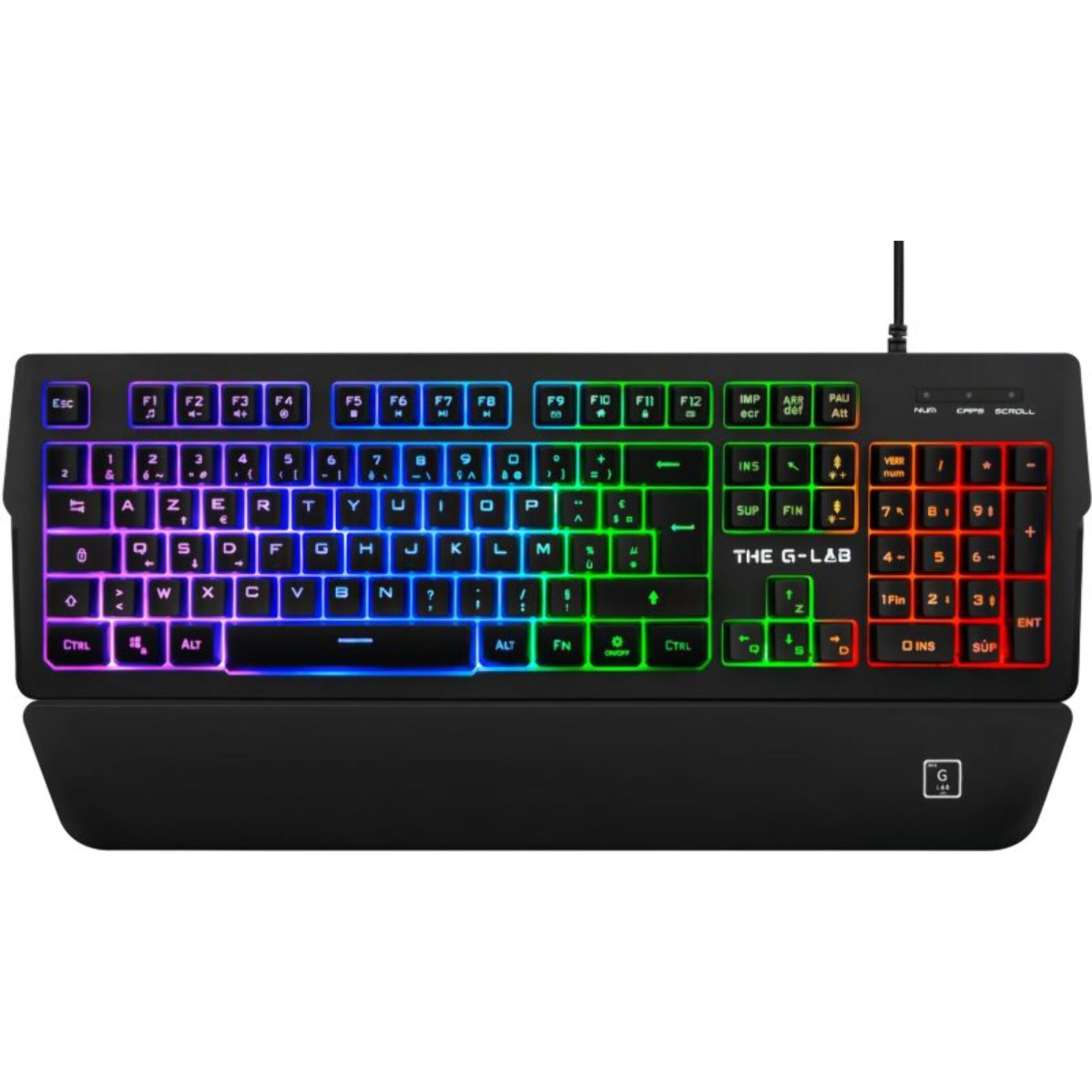 Clavier gamer THE G-LAB KEYZ PALLADIUM FR