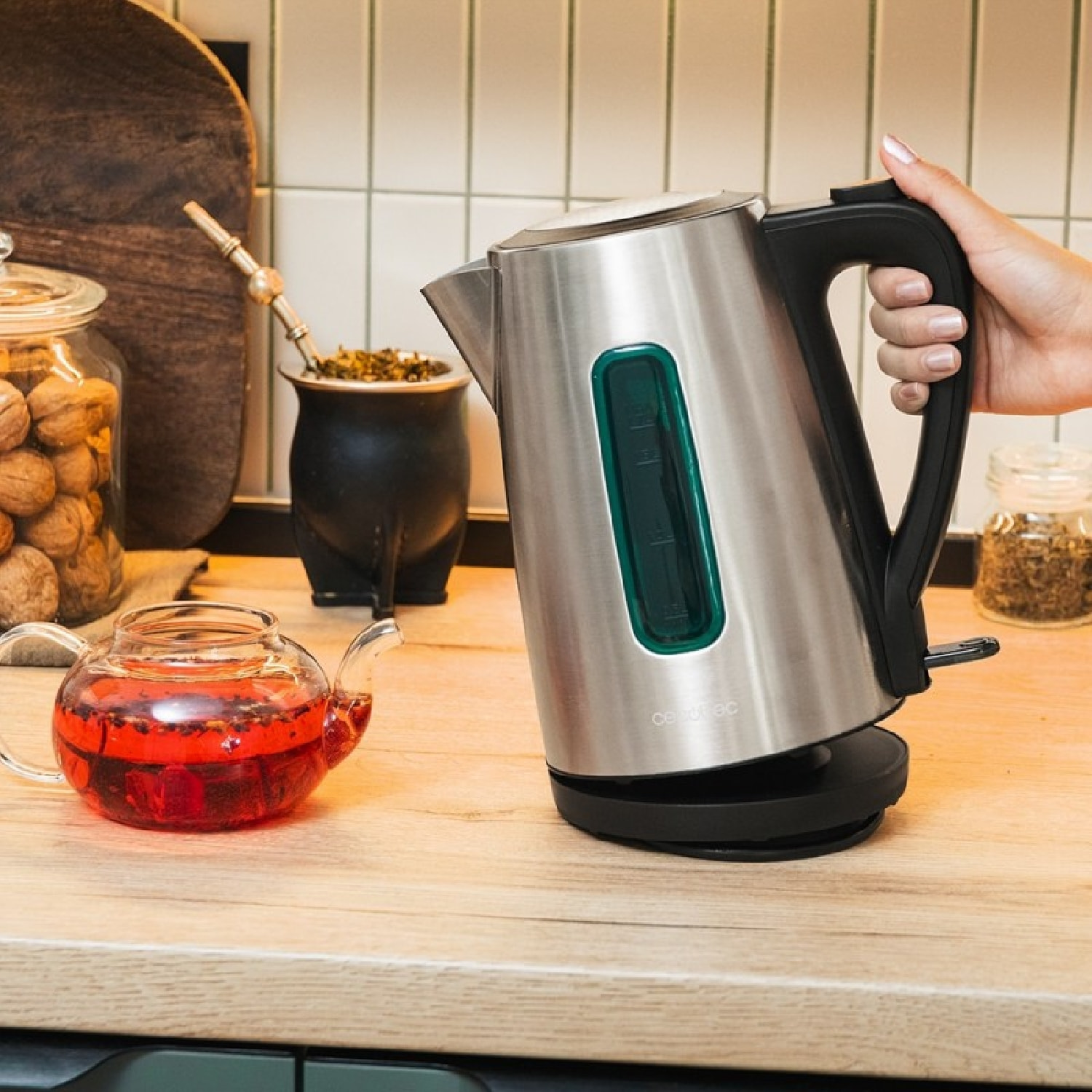 Cecotec Bouilloire Thermosense 200 Steel