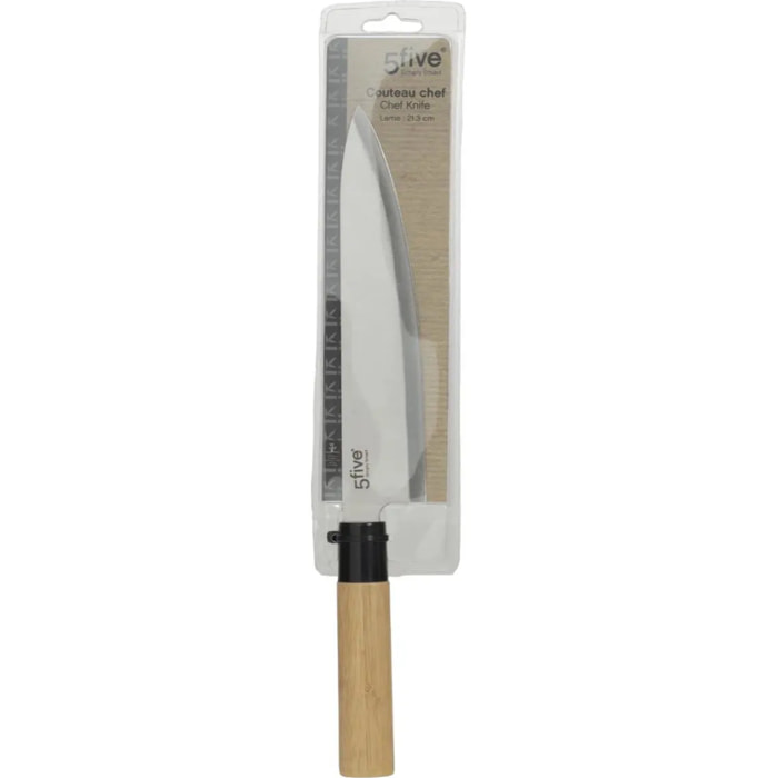 Couteau de chef bambou - lame 8cm Black Bambou