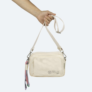 DEEP RECYCLED CROSSBODY CAMERA C/CREAM