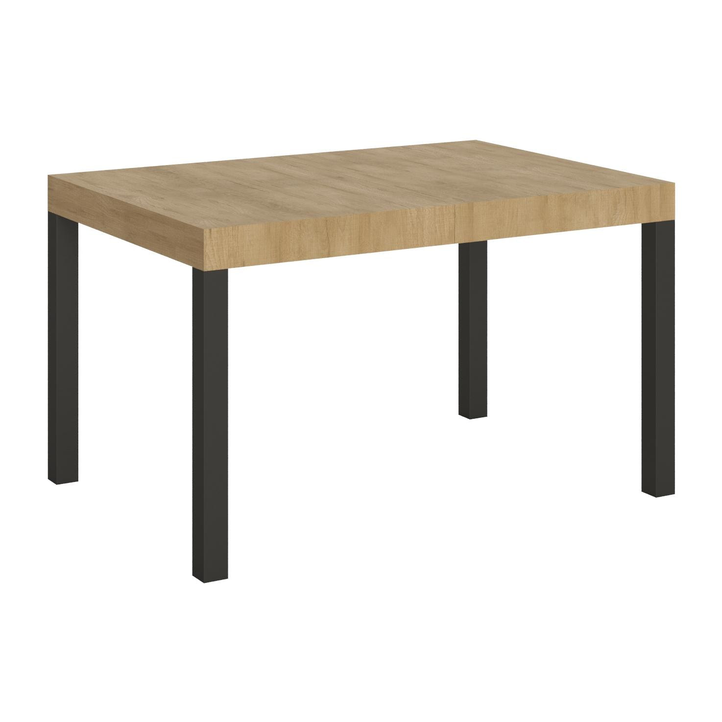 Mesa extensible 90x130/234 cm Everyday Roble Natural estructura Antracita