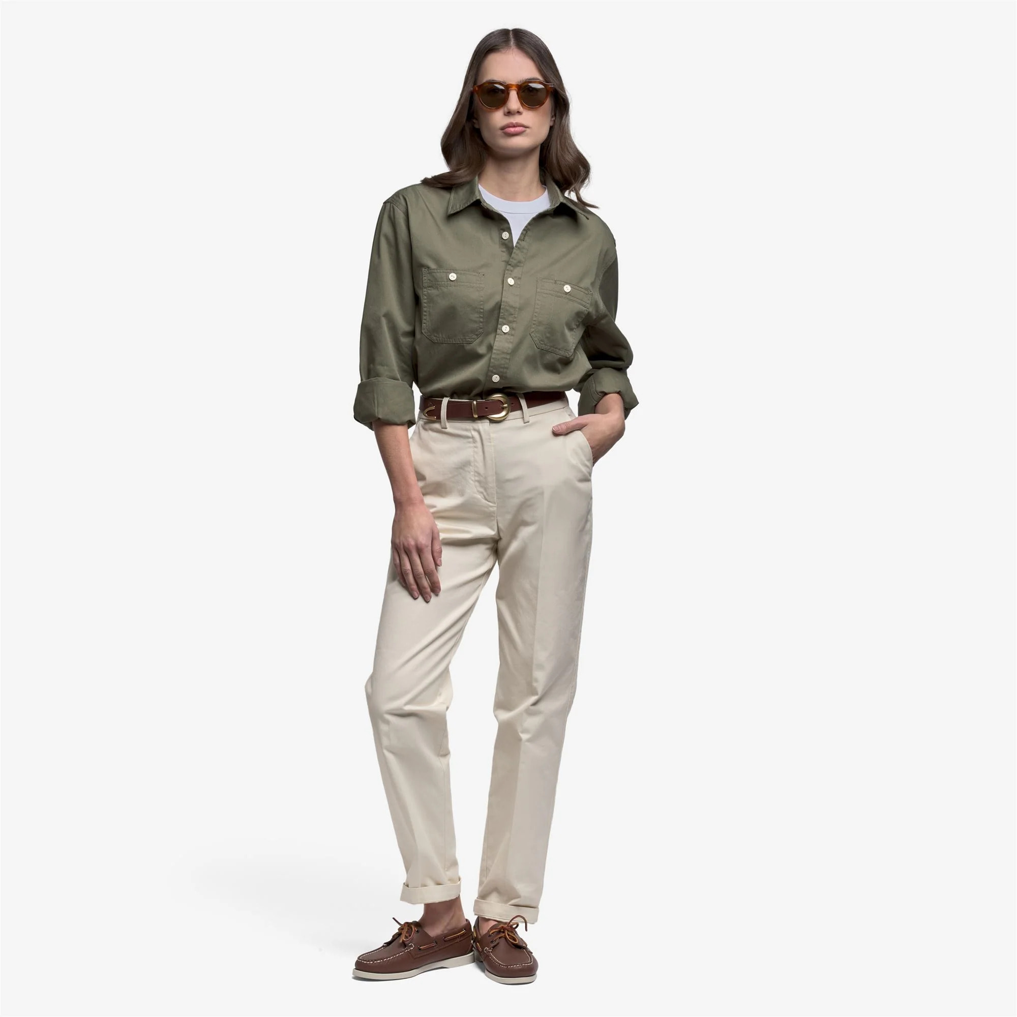 Sebago - Camicie Uomo Donna Verde - Molunkus