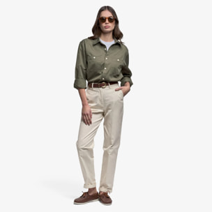 Sebago - Camicie Uomo Donna Verde - Molunkus