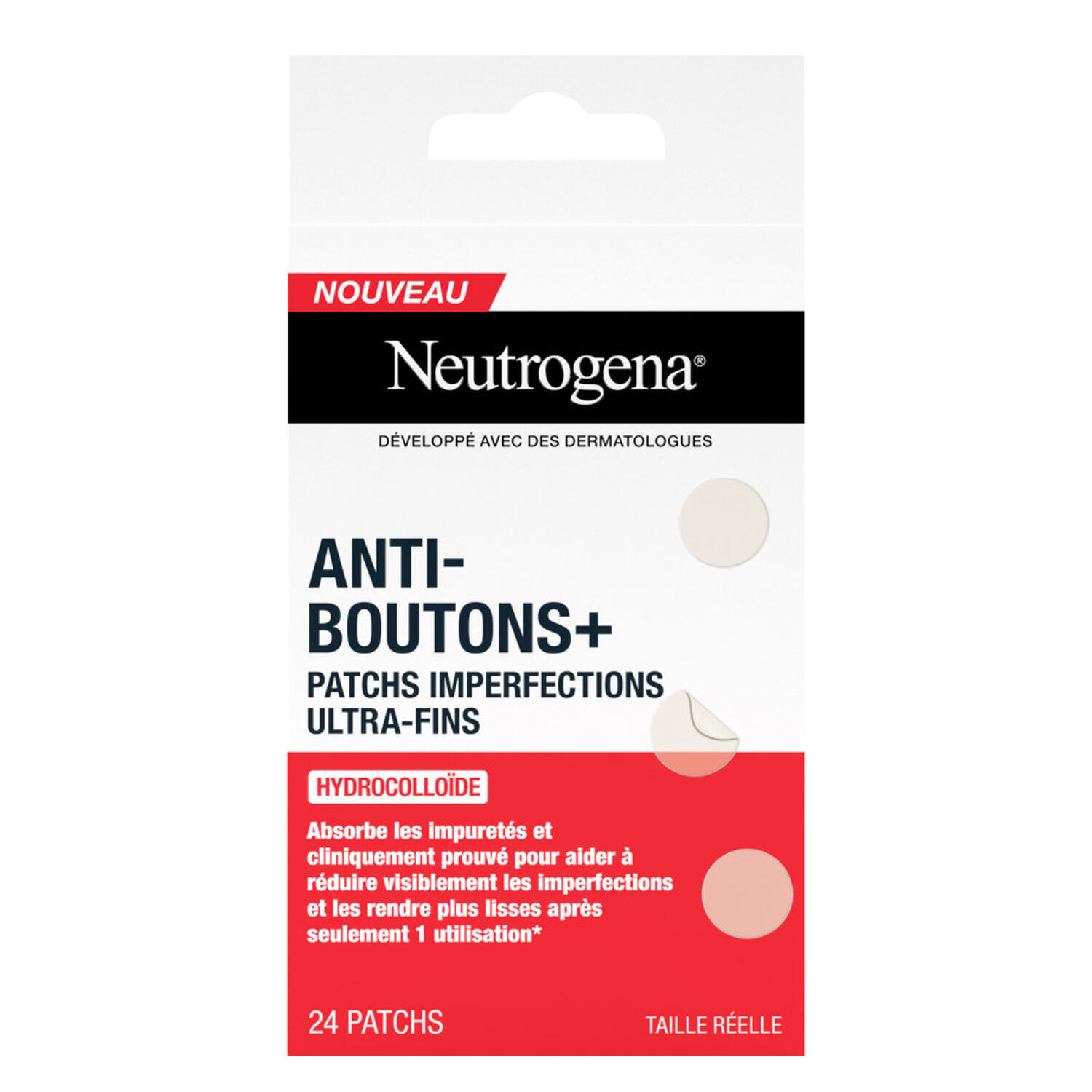 Anti-Boutons+ - Patchs Imperfections Ultra-Fins 24 Patchs