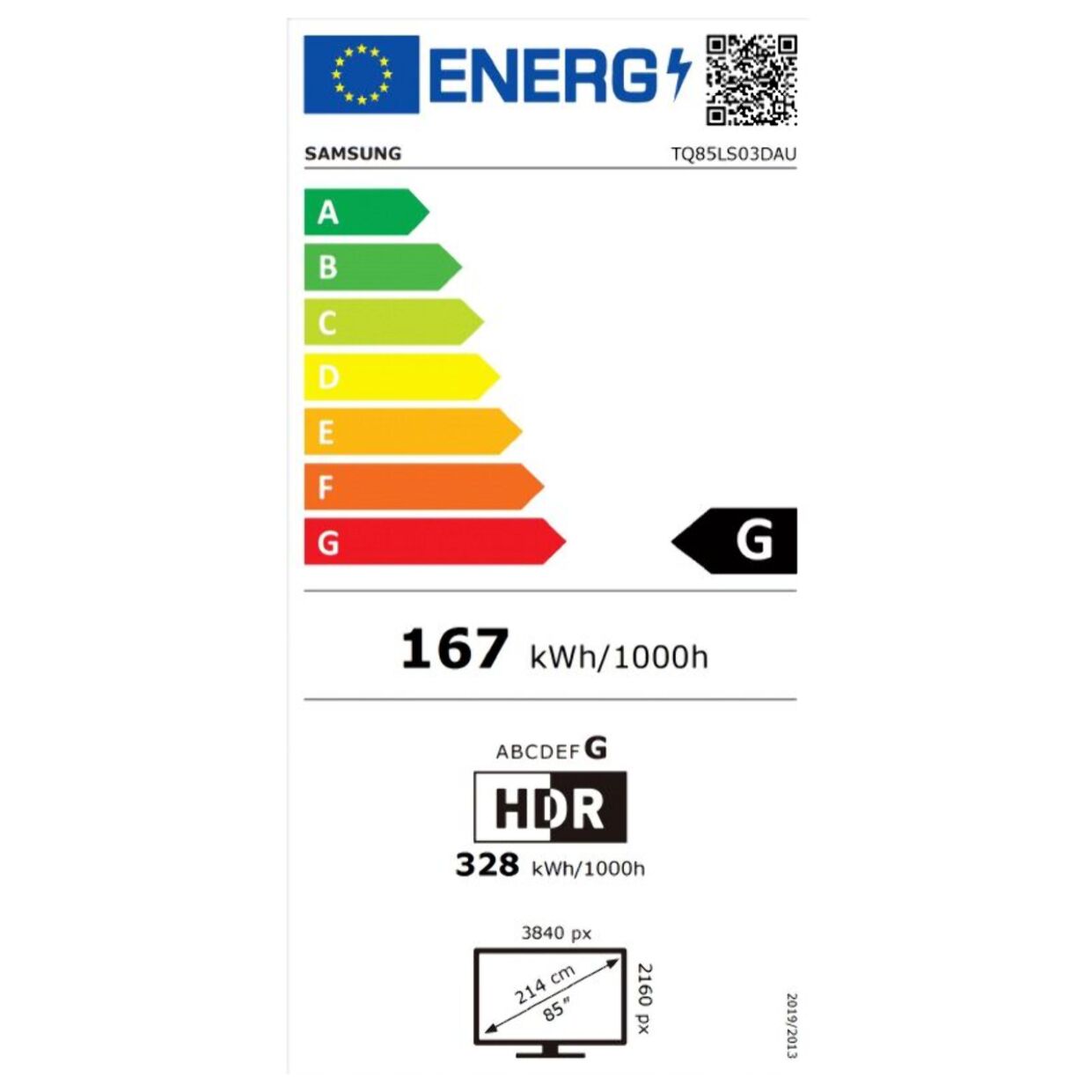 TV QLED SAMSUNG The Frame TQ85LS03D 2024