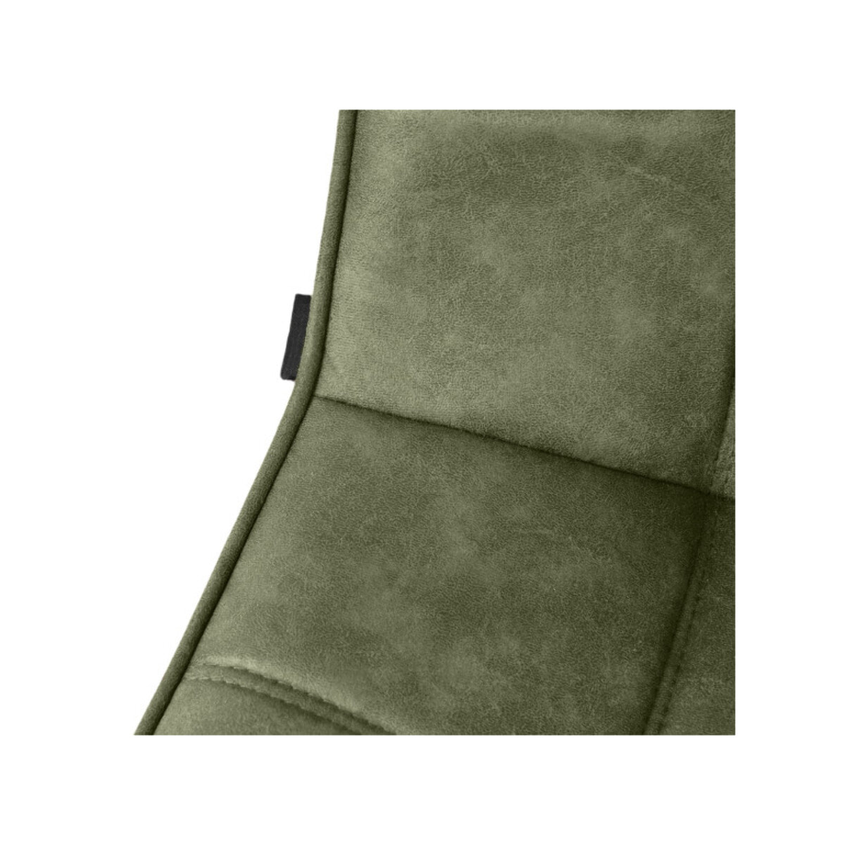 Chaise microfibre effet simili, poignée et pieds noirs - SPOOKY 2