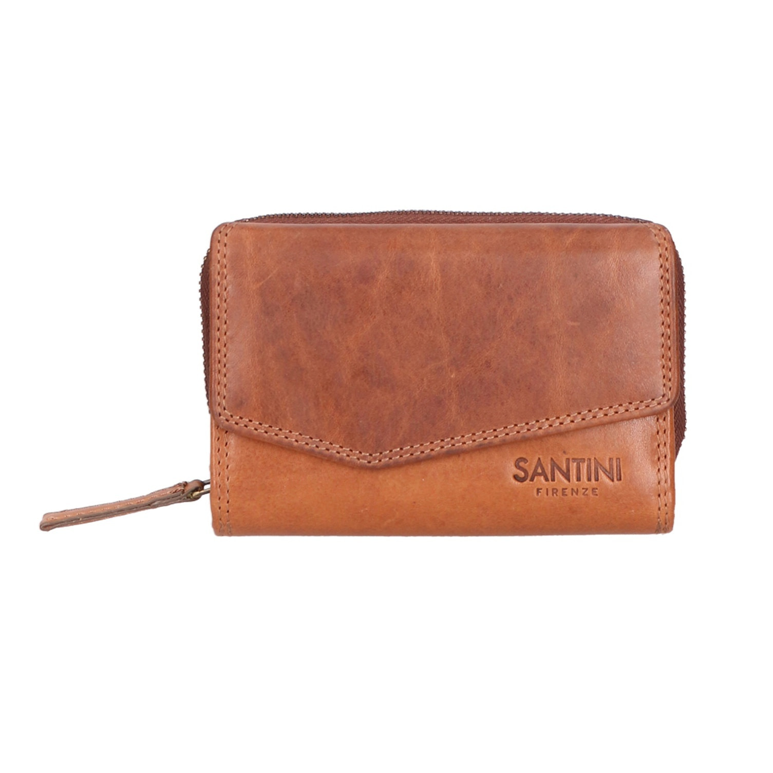 Portafoglio unisex in vera pelle - Modello False - Made in Italy - 14.0 x 7.0 x 3.0 cm