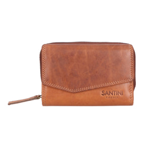Portafoglio unisex in vera pelle - Modello False - Made in Italy - 14.0 x 7.0 x 3.0 cm