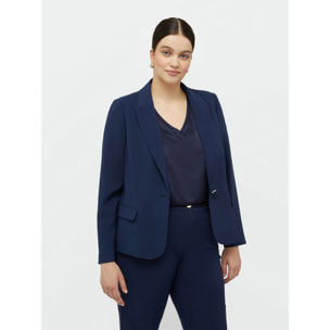 Fiorella Rubino - Blazer en tejido crepé - Azul