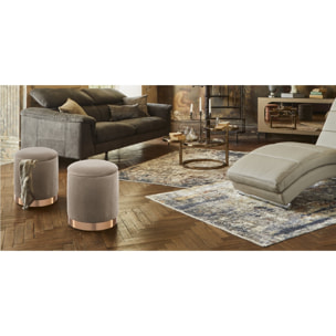 Tomasucci Pouf imbottito contenitore DIDO TAUPE