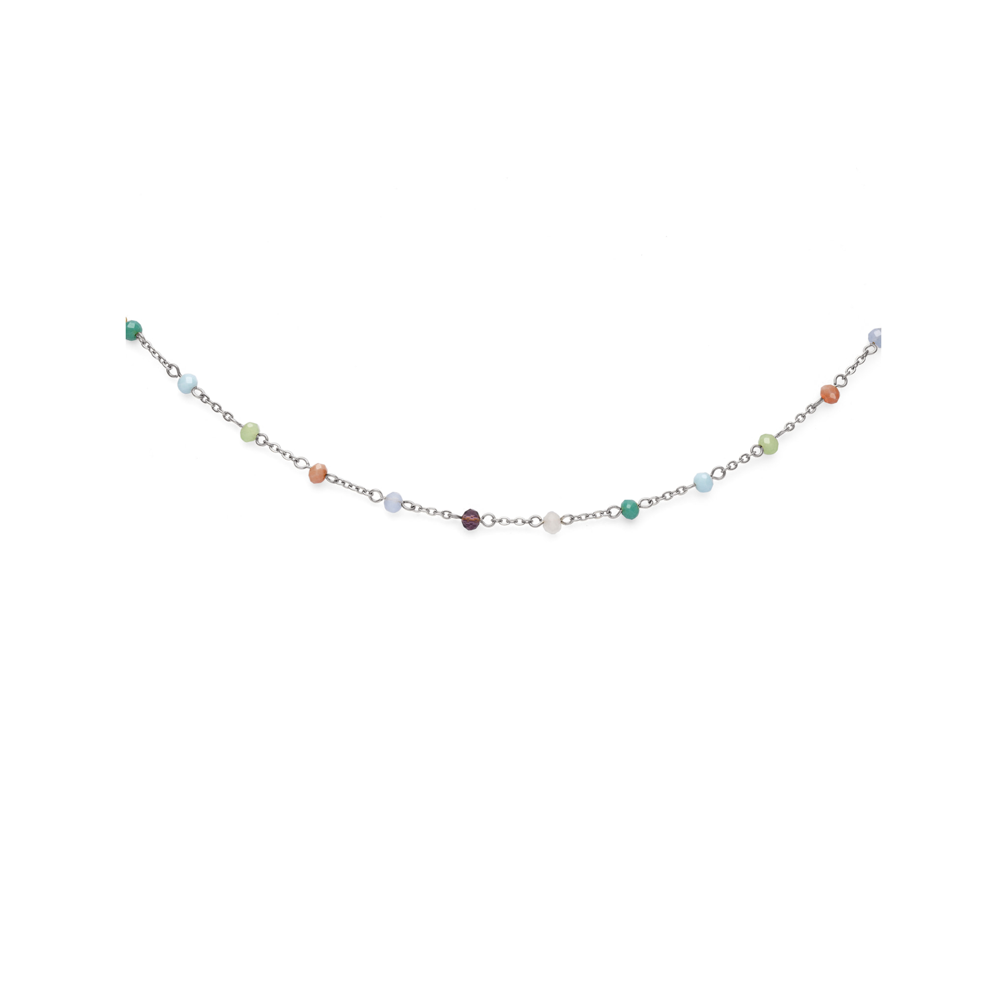 Collana Crystals Colors Acier