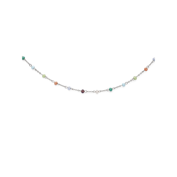 Collana Crystals Colors Acier