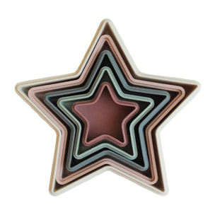 Mushie Estrellas Apilables Solid