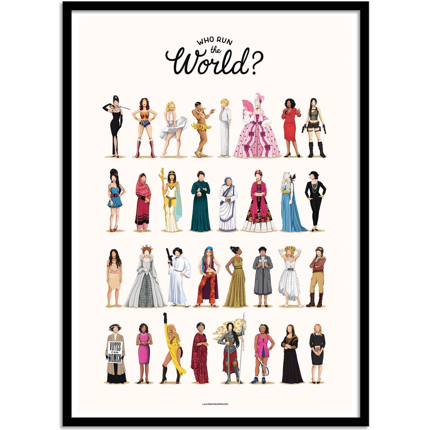 Affiche - Run the world - Nour Tohme