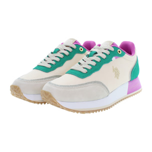 U.S. Polo Assn. - Sneakers SACHA007W/5NS1 in sintetico per donna