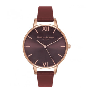 Reloj Olivia Burton OB16BD106 Mujer Analogico Cuarzo con Correa de Cuero