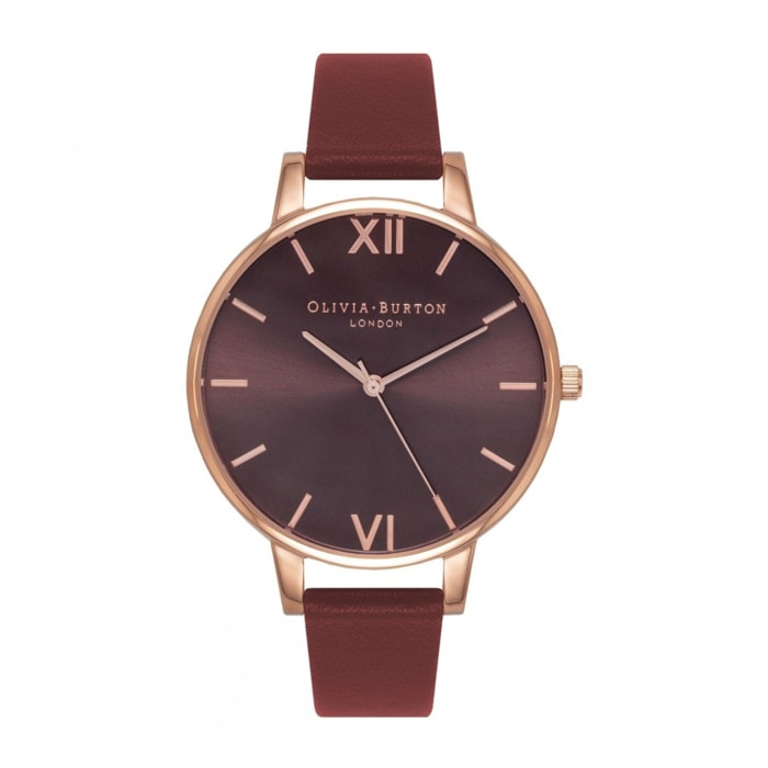 Reloj Olivia Burton OB16BD106 Mujer Analogico Cuarzo con Correa de Cuero