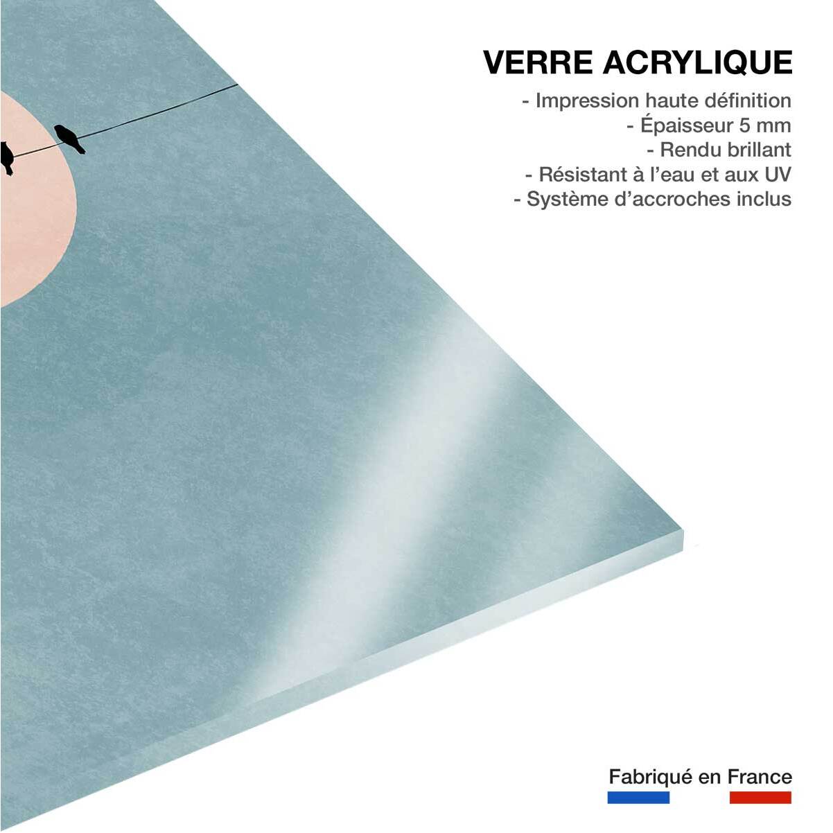 Tableau paysage Silence et Gratitude Tableau plexiglas