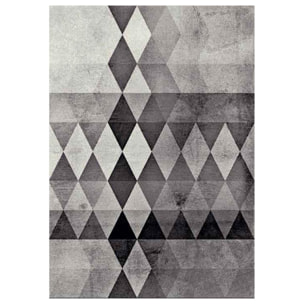 Tapis salon et chambre tissé motif géométrique KEJU