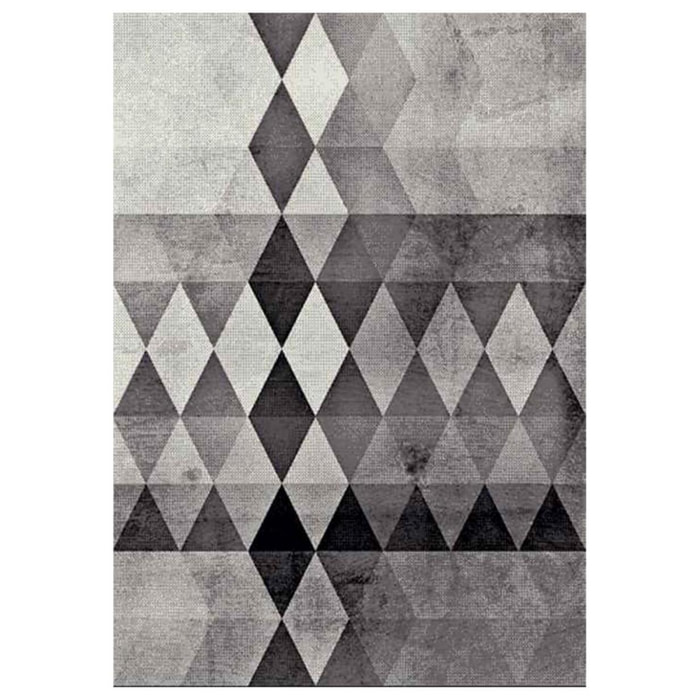 Tapis salon et chambre tissé motif géométrique KEJU