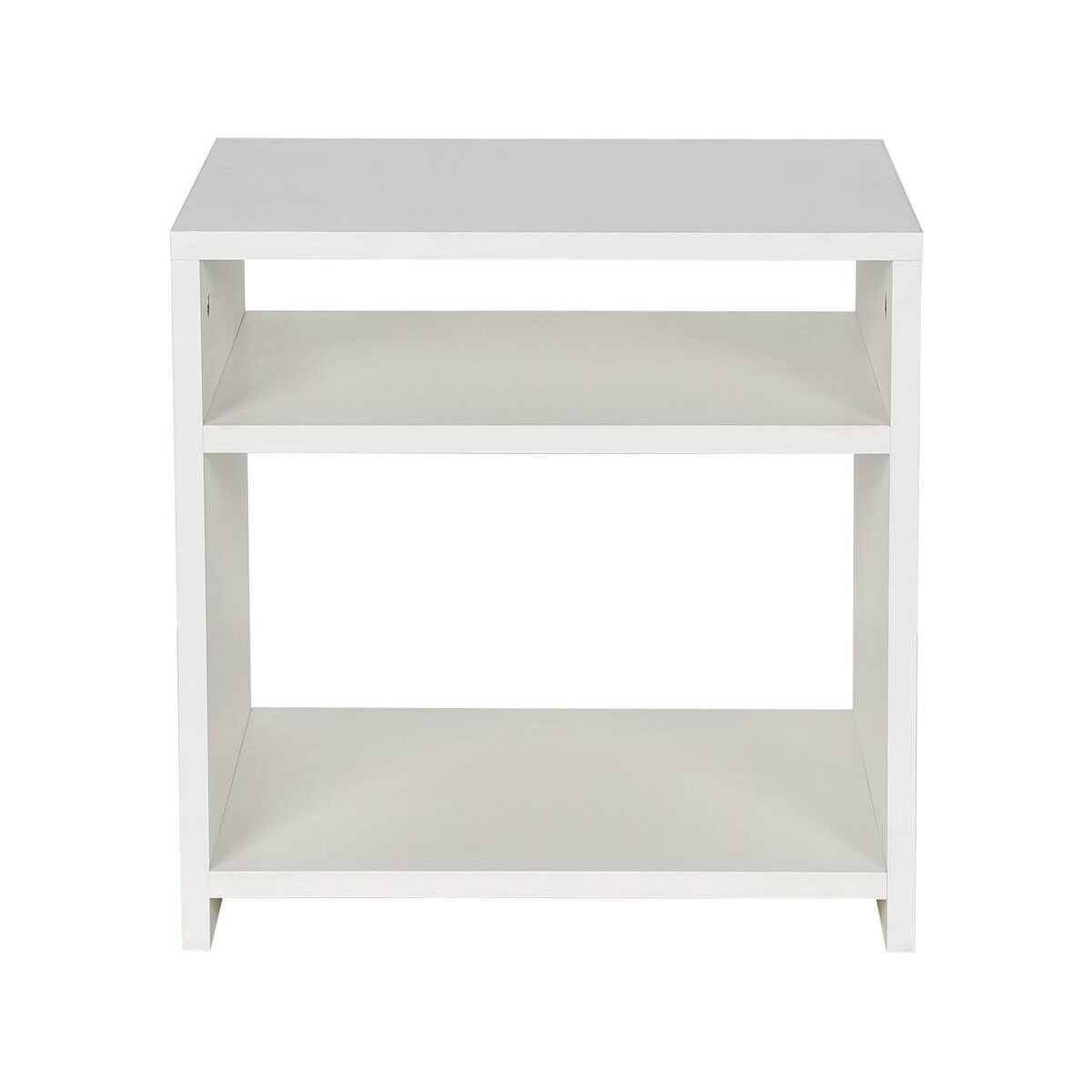 Chevet "York" 2 niches - Blanc