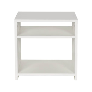 Chevet "York" 2 niches - Blanc