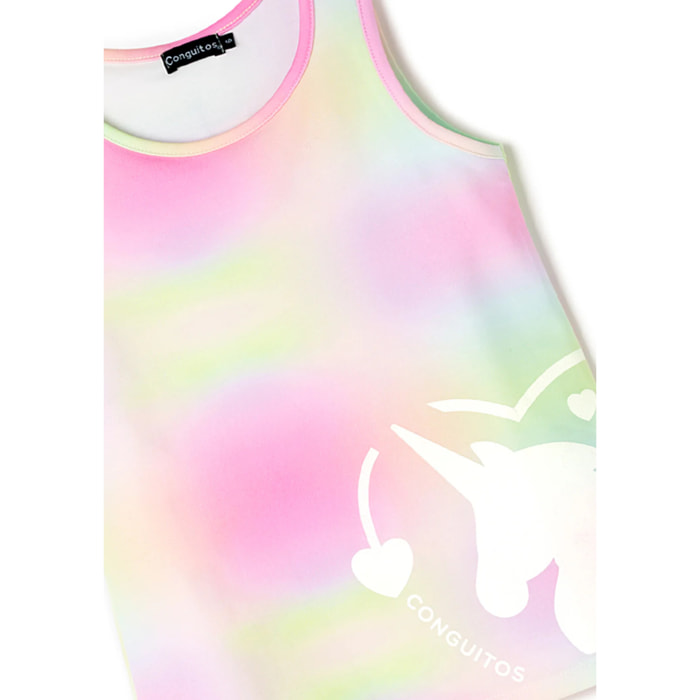 Camiseta Multicolor Unicornio