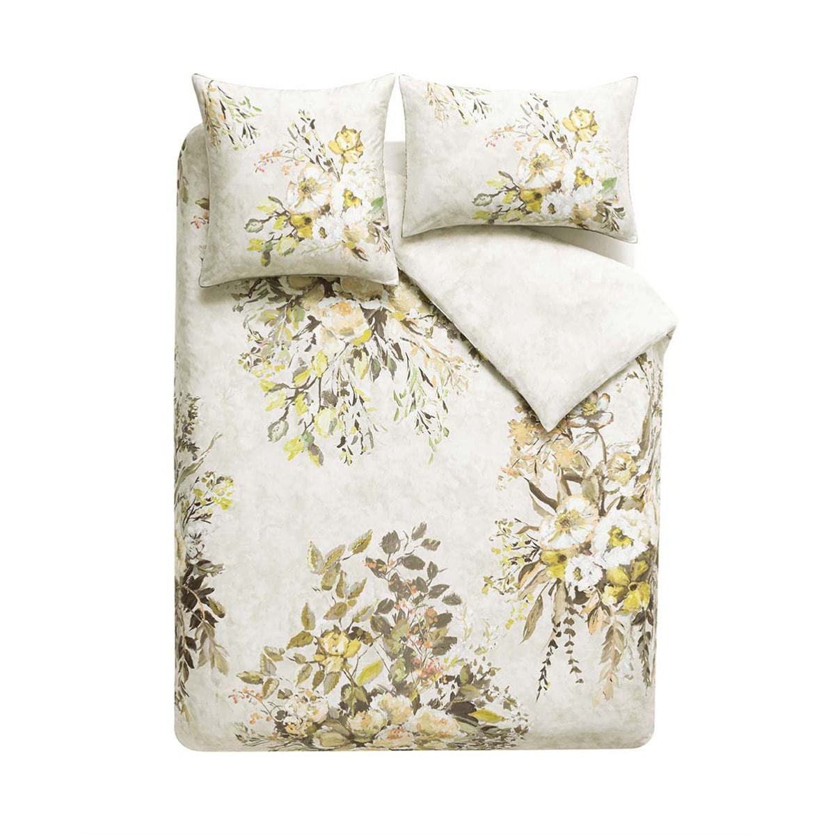 Housse de couette imprimée en satin de coton, MARGARETTA