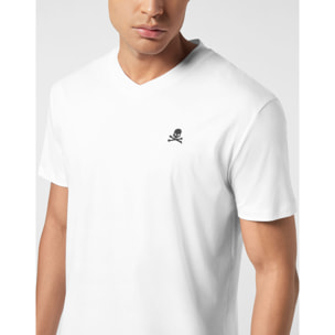 PHILIPP PLEIN T-Shirt V-Neck Ss SKULL