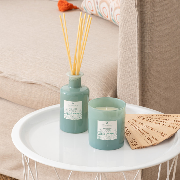 Bougie parfumée Maël 190g pot verre monoï coco