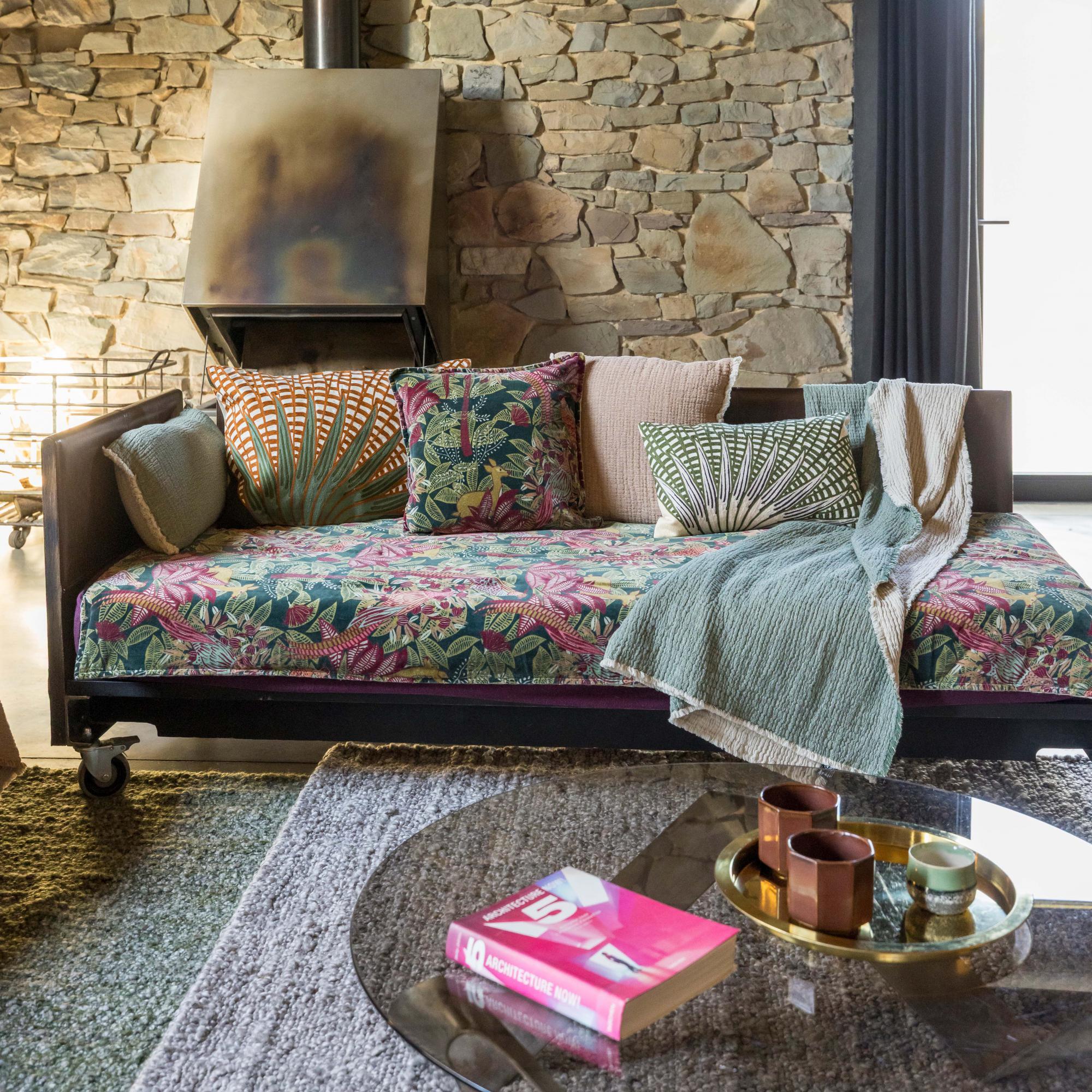 Coussin brodé Ewan